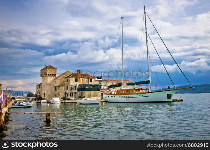 Kastel Gomilica historic island near Split, Dalmatia, Croatia