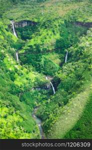 Kauai is Hawaii&rsquo;s fourth largest island and is sometimes called the Garden Island, which is an entirely accurate description. Cascade of cascades in the greenness of Kauai, US