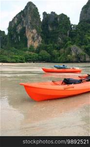 Kayak Railay Beach at Krabi, Thailand