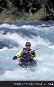 Kayaking A Wild Mountain River