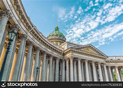 Kazan Cathedral in the city of St. Petersburg. Russia.