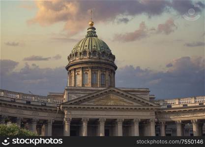 Kazan Cathedral in the city of St. Petersburg. Russia.