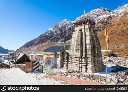Kedarnath Temple is a Hindu temple dedicated to god Shiva. It is on the Garhwal Himalayan range in Kedarnath, Uttarakhand state in India.