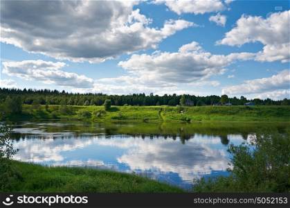Ken River Valley.Arkhangelsk region, Russia