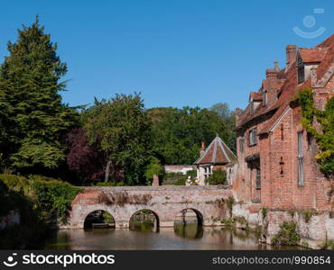 Kentwell Hall Suffolk Tudor Manor special day visit olde romantic historical re-enactment - Suffolk; UK