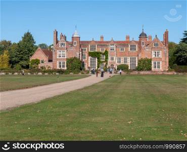 Kentwell Hall Suffolk Tudor Manor special day visit olde romantic historical re-enactment - Suffolk; UK