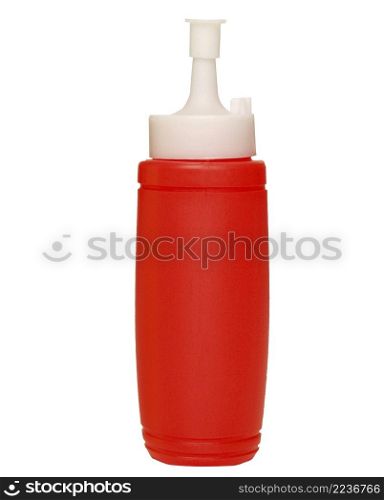 Ketchup bottle isolated on a white background. Ketchup bottle