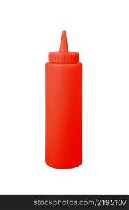 ketchup bottle on a white background. ketchup bottle