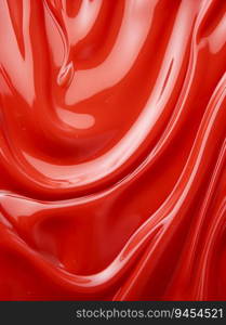 Ketchup Waves Texture Background. Generative ai. High quality illustration. Ketchup Waves Texture Background. Generative ai