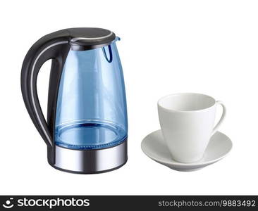 Kettle  isolated on white background. Kettle on white background