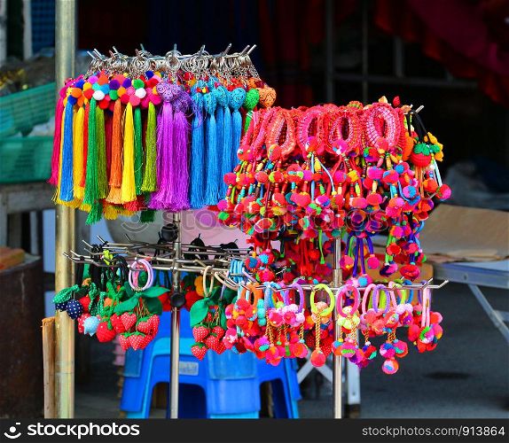 Key colors in Thailand, a souvenir gift.
