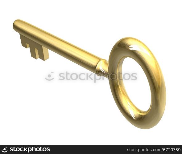key in gold (3d made)
