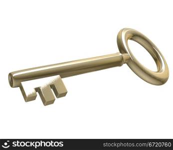 key in gold (3d made)