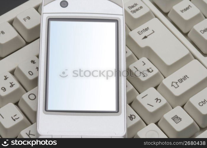 Keyboard and celphone