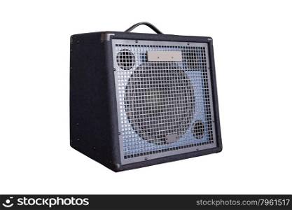 Keyboard Power Amplifier isolated on white background