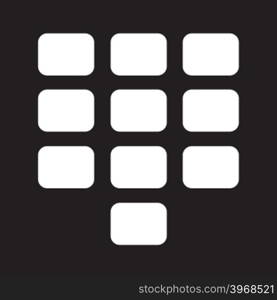 keypad icon illustration design