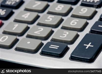 Keys calculator -Shallow depth of field-