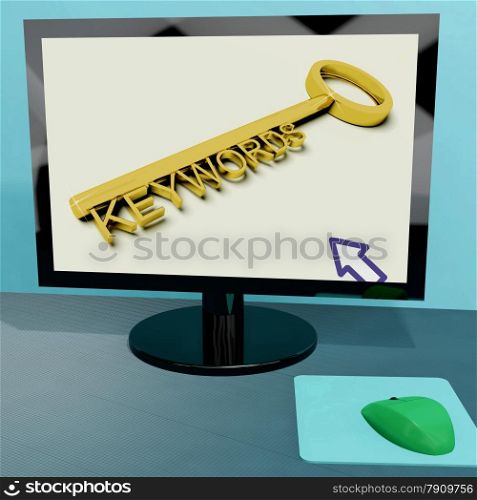 Keywords Key On Computer Shows Online Optimization. Keywords Key On Computer Showing Online Optimization