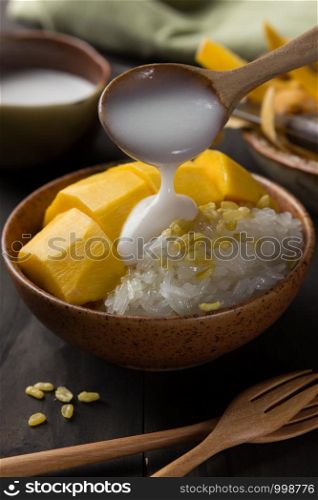 Khao Niew Ma Muang, Mango and sticky rice, Thai Dessert