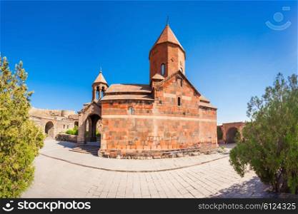 Khor Virap is an Armenian monastery located in the Ararat plain in Armenia, near the border with Turkey.