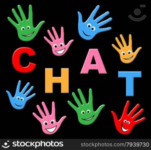 Kids Chat Meaning Children Text And Youngster