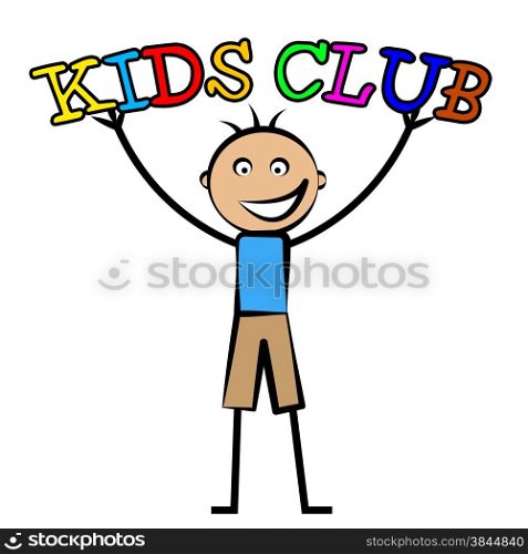 Kids Club Showing Free Time And Youngsters
