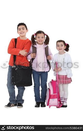 Kids going back to school.