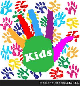 Kids Handprint Meaning Colours Youngsters And Colour