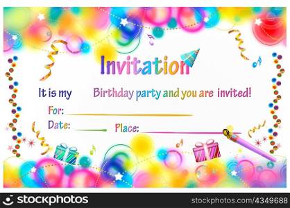 kids invitation
