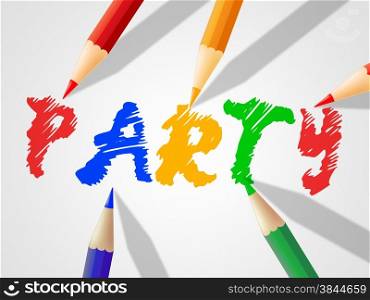 Kids Party Meaning Celebrations Youngsters And Child
