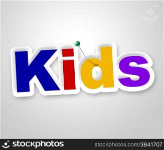 Kids Sign Meaning Youths Children And Youth