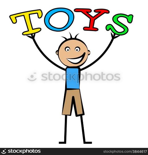 Kids Toys Representing Toddlers Youngster And Child