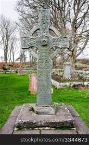 Kildalton cross and parish churchyard