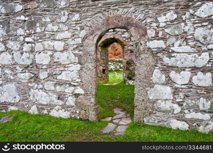 Kildalton parish church door arches