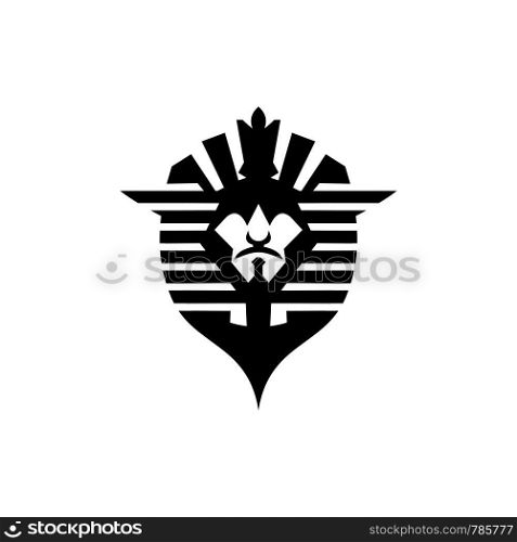king of egyptian logo template