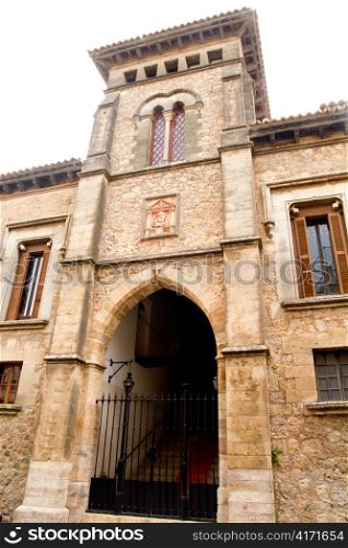 king Sanxo palace at Valldemossa in Majorca Balearic island Spain