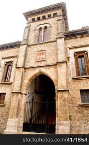 king Sanxo palace at Valldemossa in Majorca Balearic island Spain