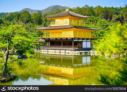 Kinkakuji Temple in Kyoto, Japan