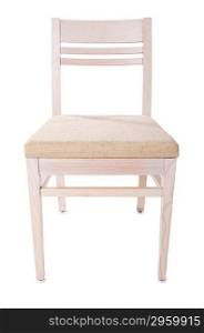Kitchen chair isolated on the white