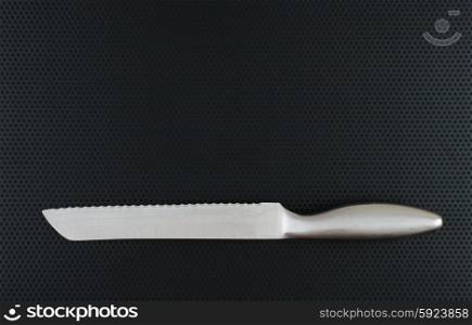 Kitchen cutting board and knife