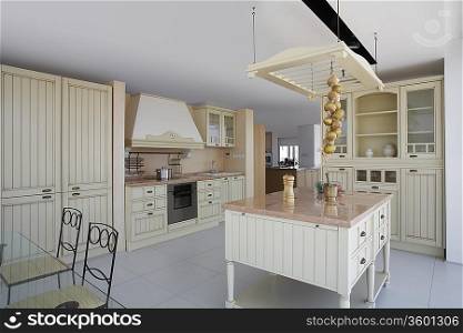 Kitchen in contemporary furniture store
