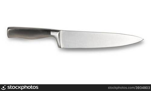 kitchen knife on a white background.clipping path