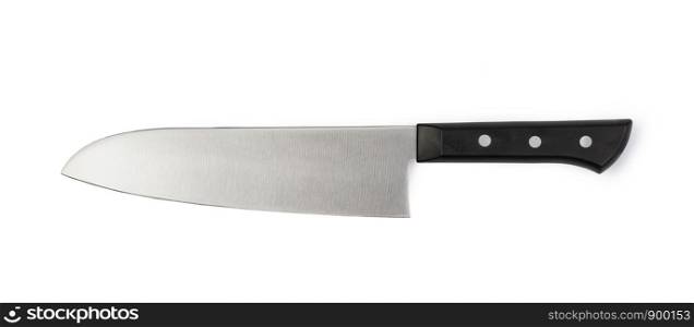 kitchen knives, isolated on white background. kitchen knives