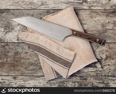 kitchen knives, isolated on white background. kitchen knives