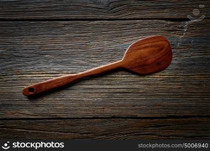 kitchen tools wood spatule kitchenware on wooden background