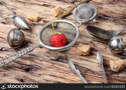 kitchen utensil for tea-drinking