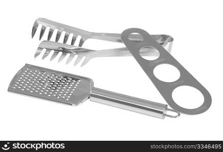 Kitchen utensils. Isolated