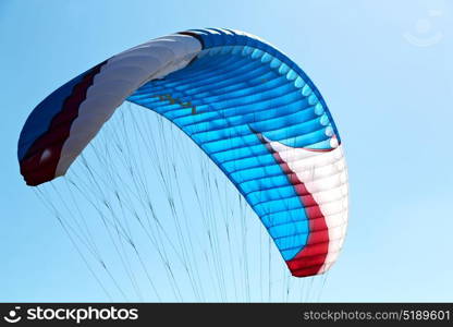 kite surfing colors in the sky background