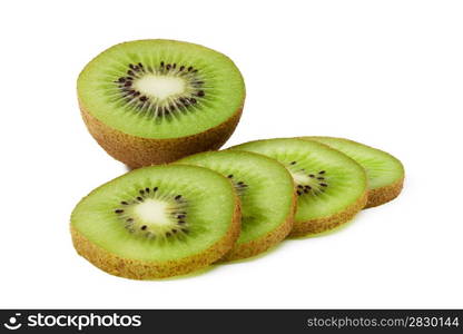 kiwi. Fresh kiwi on a white backgroundand