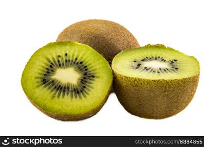 Kiwi fruit isolated on white background photo. Beautiful picture, background, wallpaper